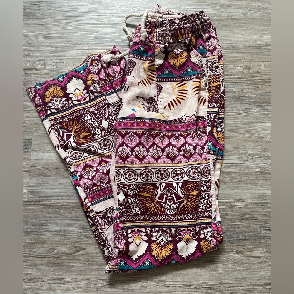 Bohemian Print Women's Pants